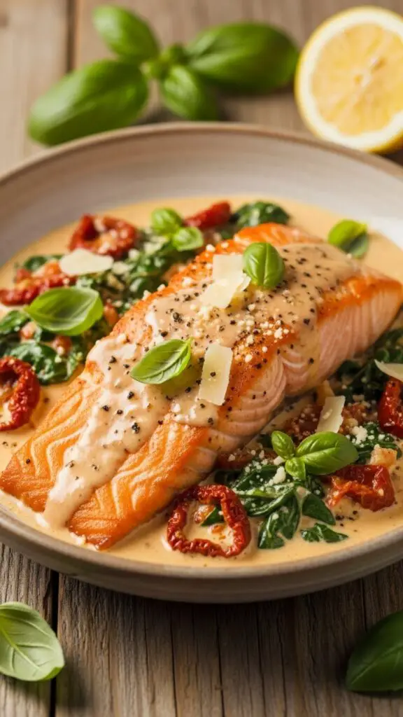 Creamy Tuscan Salmon
