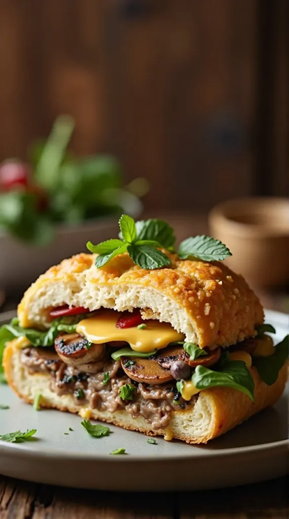 Creamy Vegan Mushroom Wellington