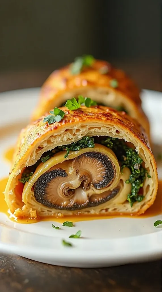 Creamy Vegan Mushroom Wellington