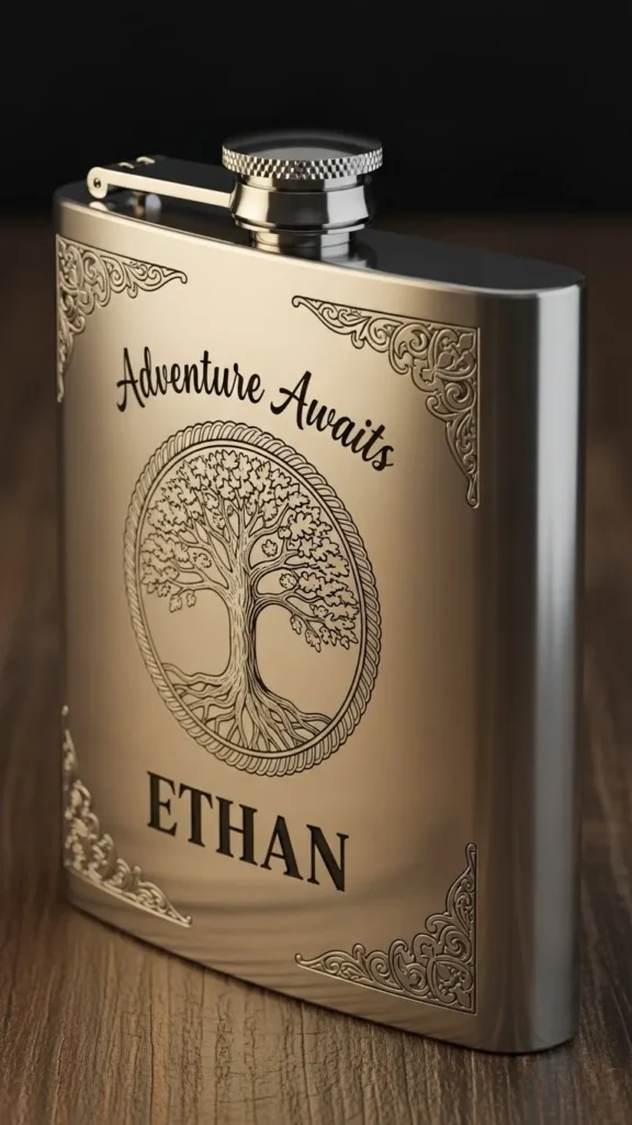 Custom Engraved Flask