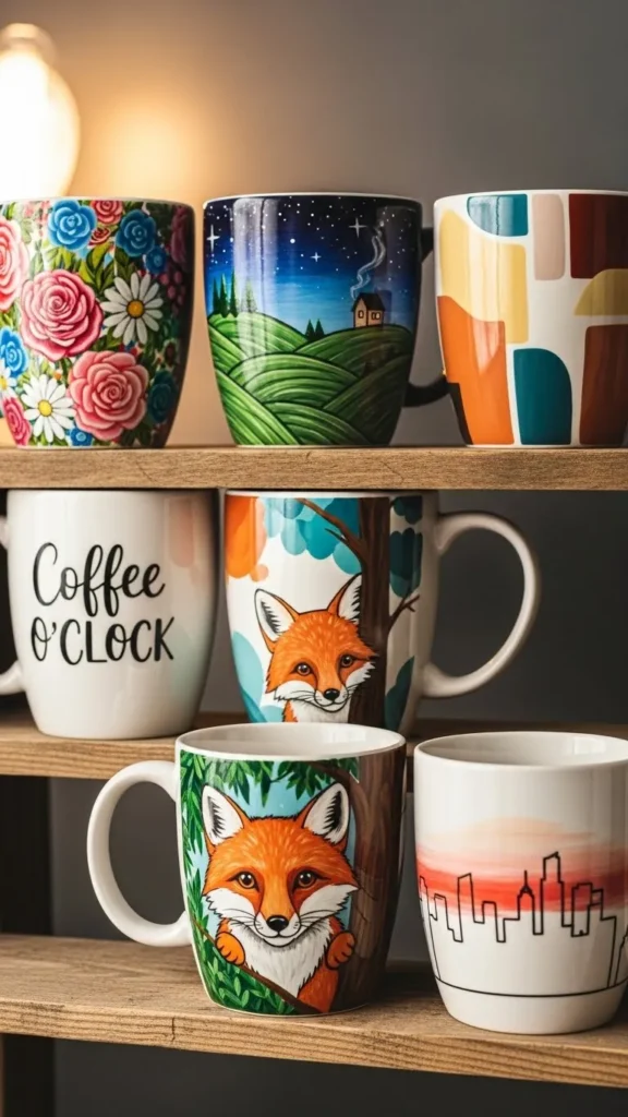 Custom Painted Mugs