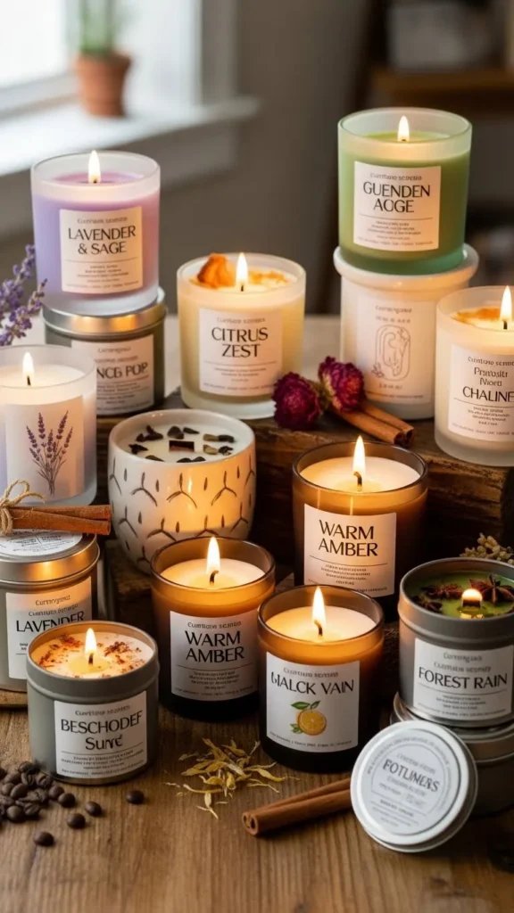 Custom Scented Candles