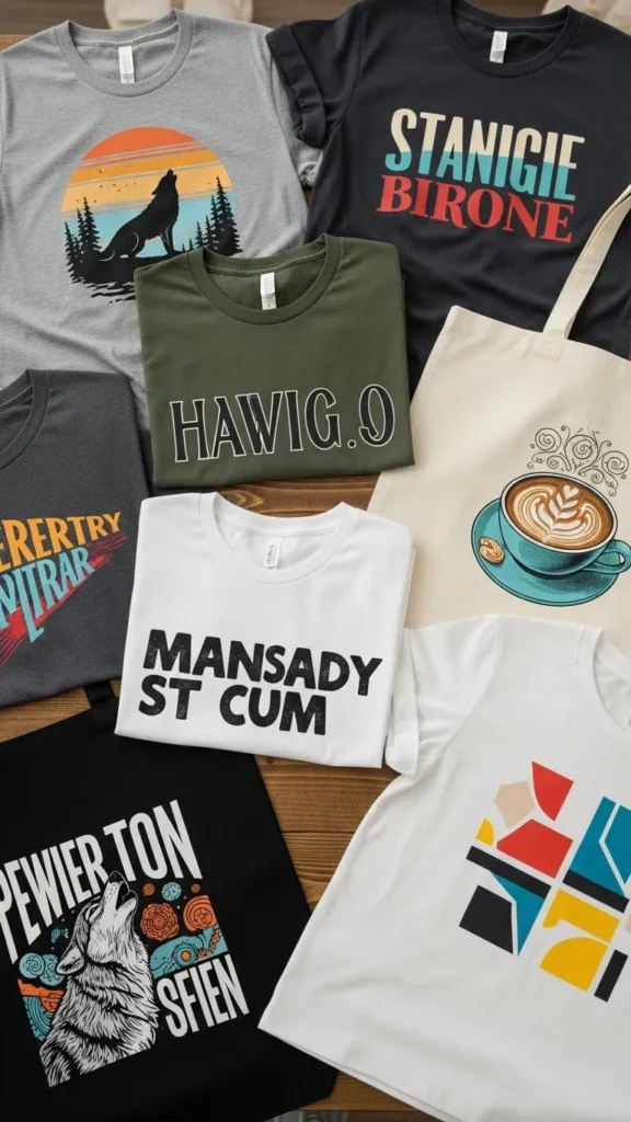 Custom T-Shirts or Tote Bags