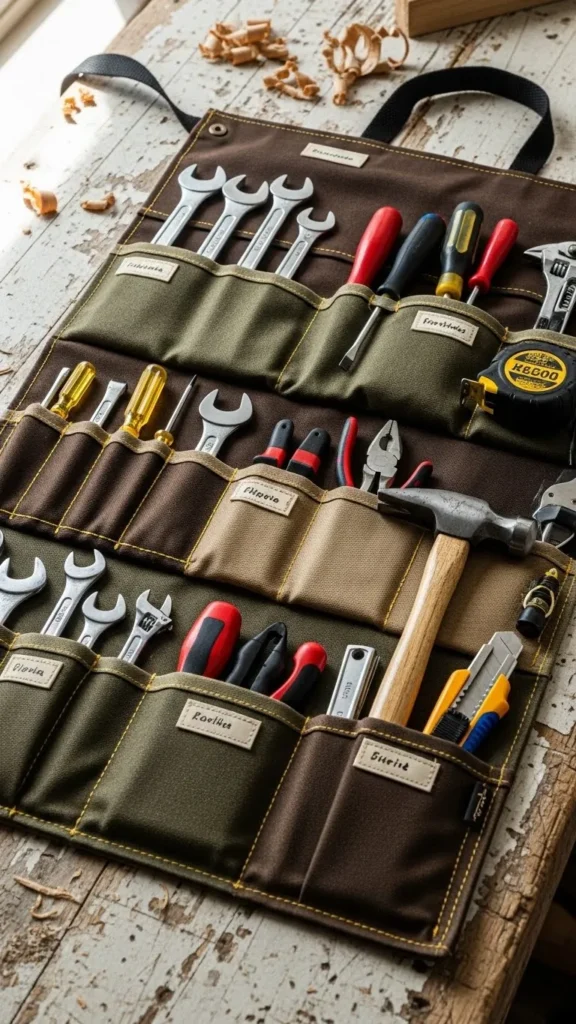 DIY Tool Roll-Up Organizer