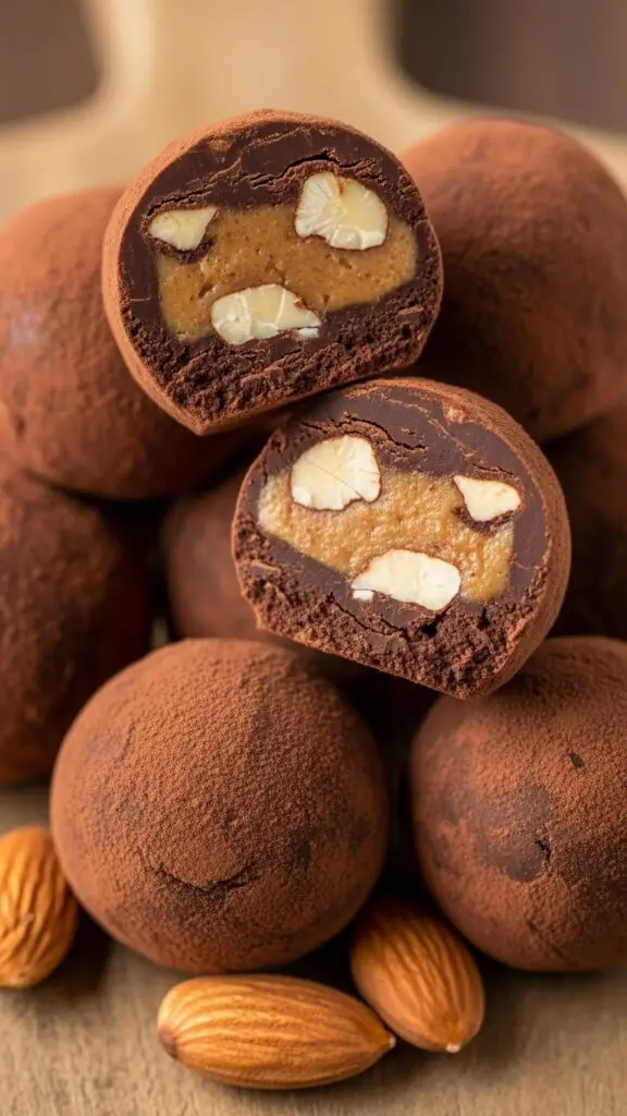 Dark Chocolate Almond Butter Fat Bombs