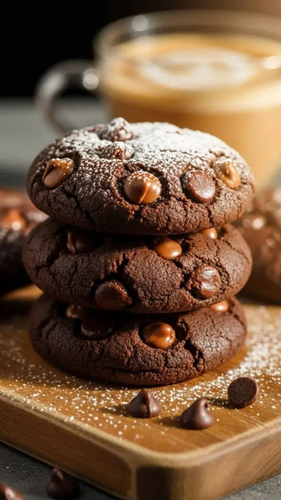Decadent Double Chocolate Cookies