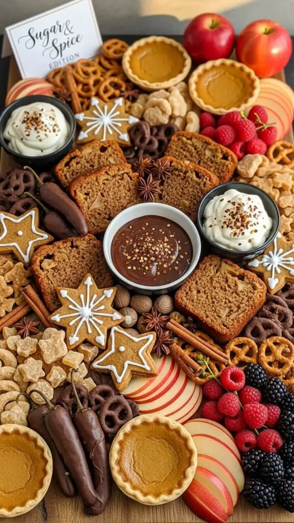 Dessert Charcuterie Board Sugar & Spice Edition