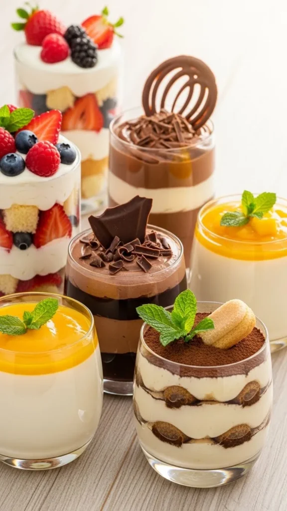 Dessert Cups (Zero Cutting Required)
