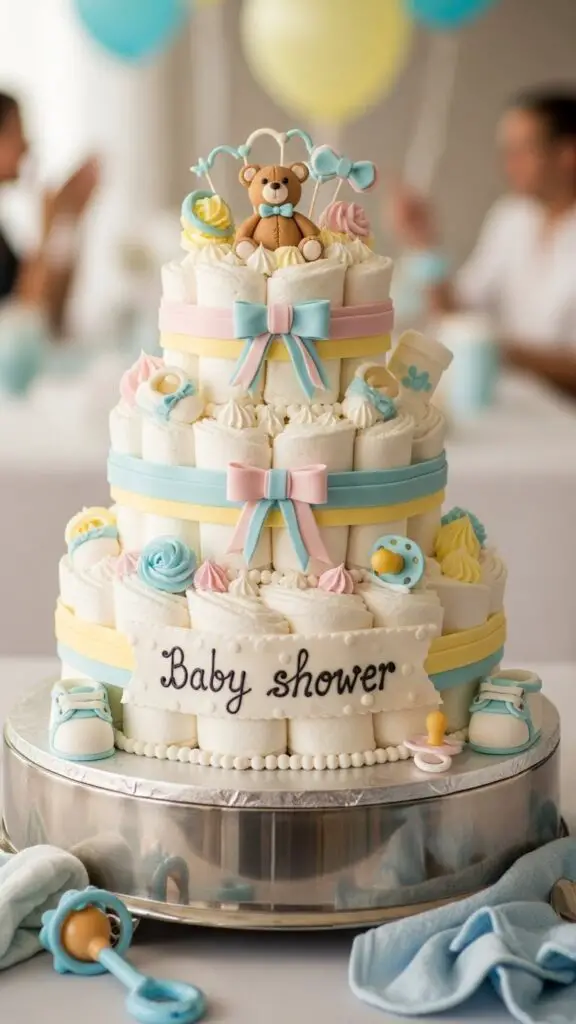 Diaper Cake… That’s Actually Cake