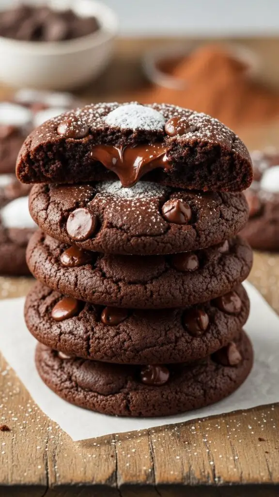 Double Chocolate Cookies