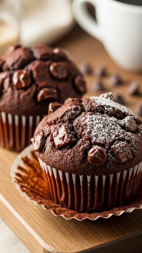 Double Chocolate Muffins