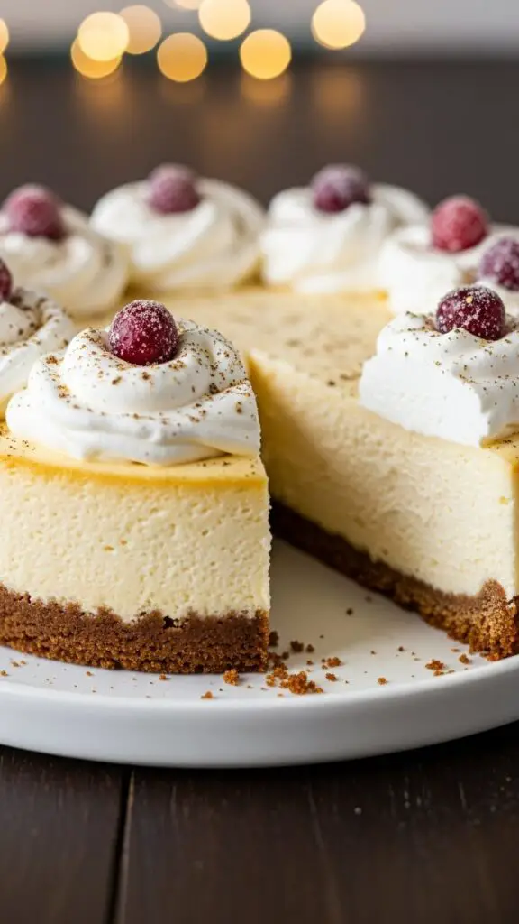 Eggnog Cheesecake