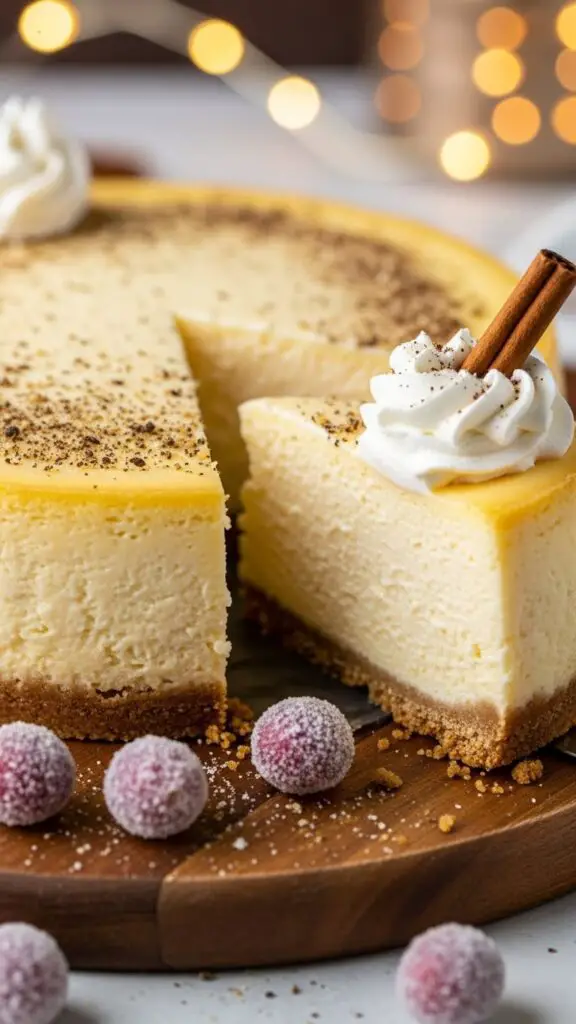 Eggnog Cheesecake