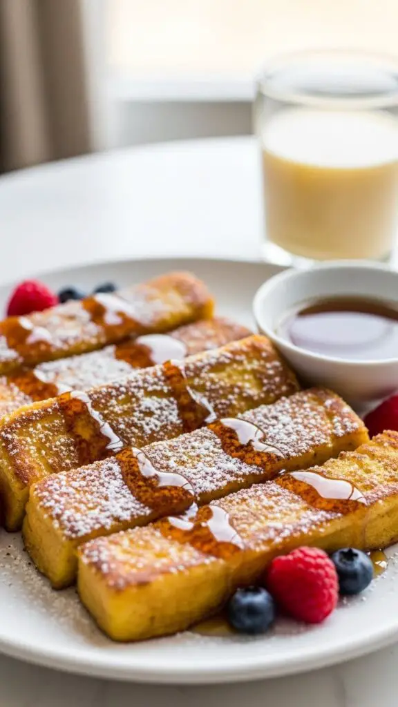 Eggnog French Toast Sticks