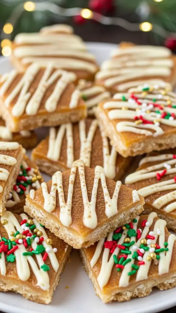 Eggnog-Infused Christmas Cracker Toffee