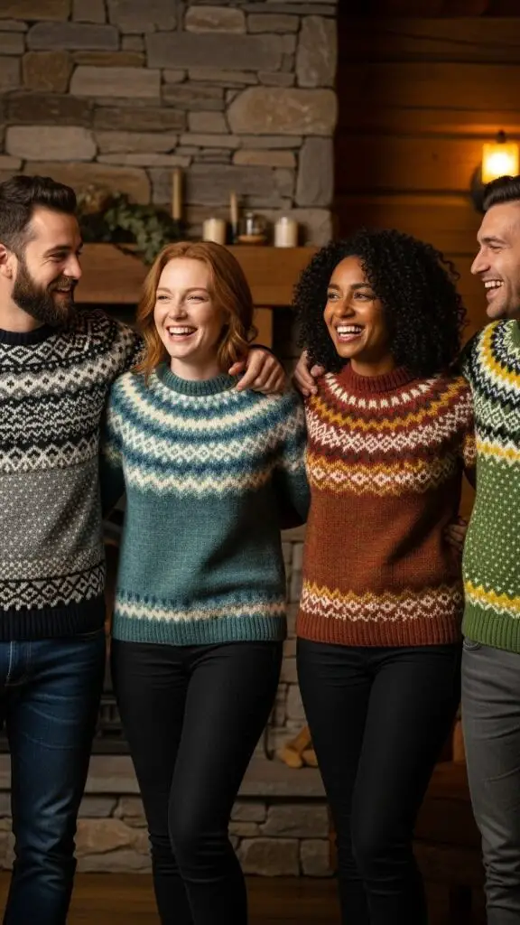 Fair Isle Sweater Squad