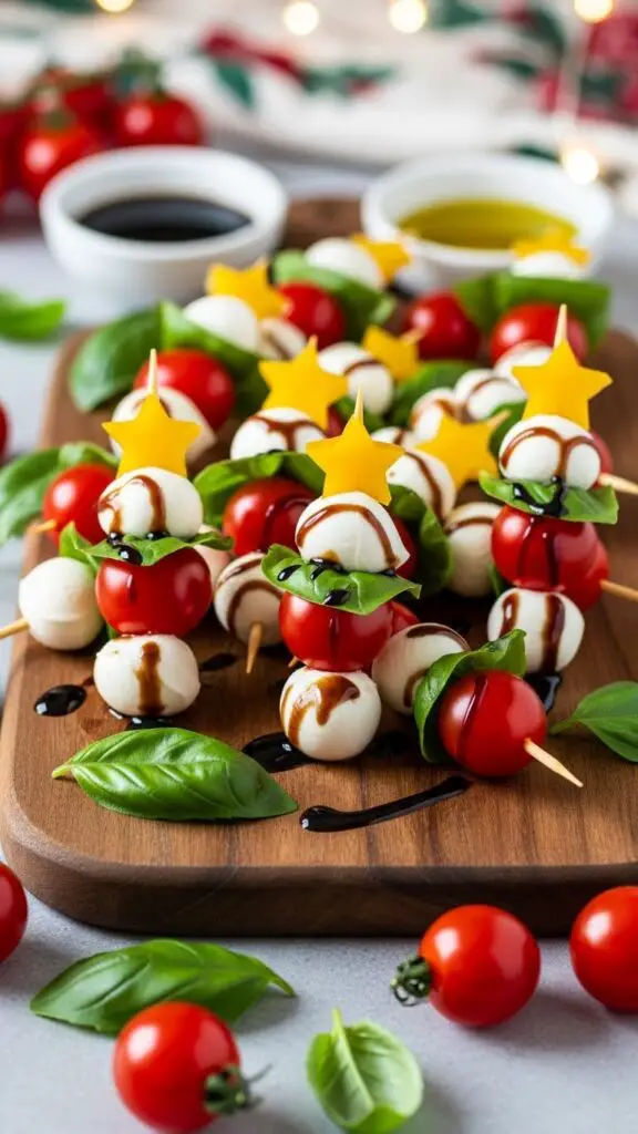 Festive Caprese Skewers