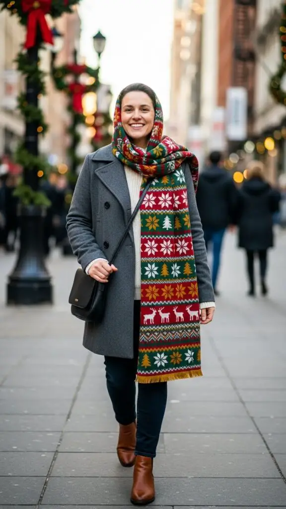 Festive Scarf + Everyday Basics