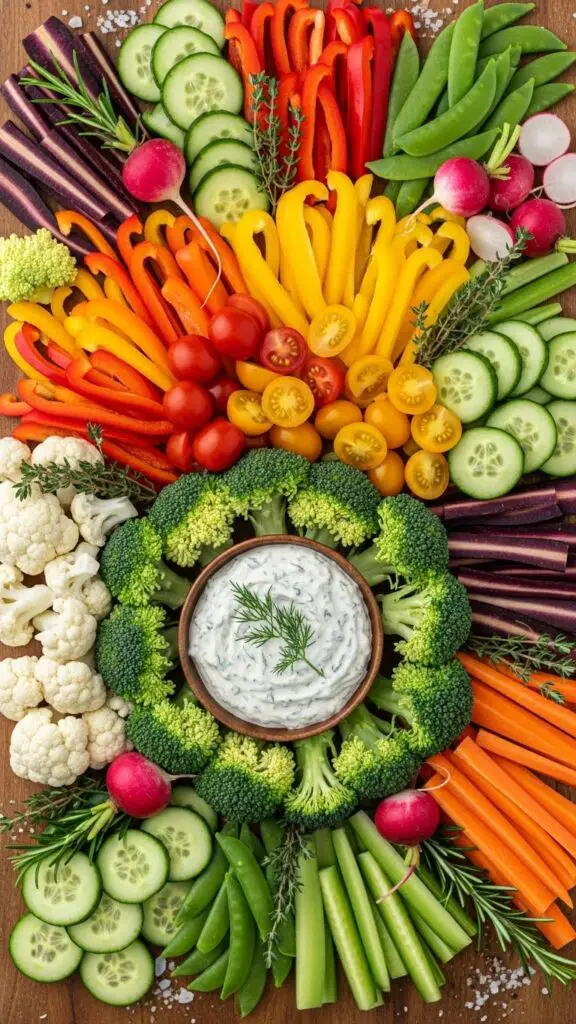 Festive Veggie Platter