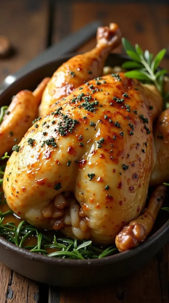 Garlic Butter Herb Roast Chicken That Smells Like a Holiday Movie