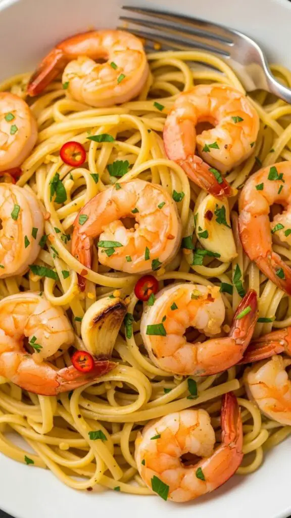 Garlic Butter Shrimp Pasta That Tastes Like a Fancy Restaurant