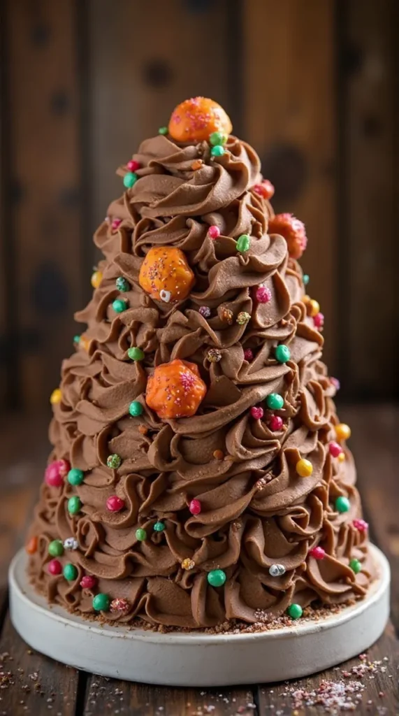 Gingerbread Cake with Mocha Buttercream