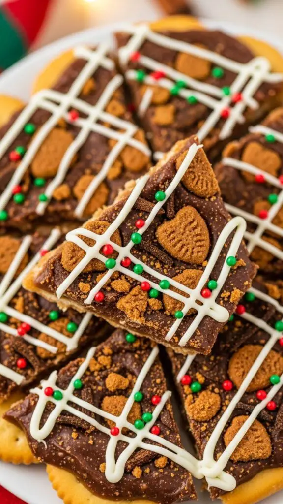 Gingerbread Spice Christmas Cracker Toffee
