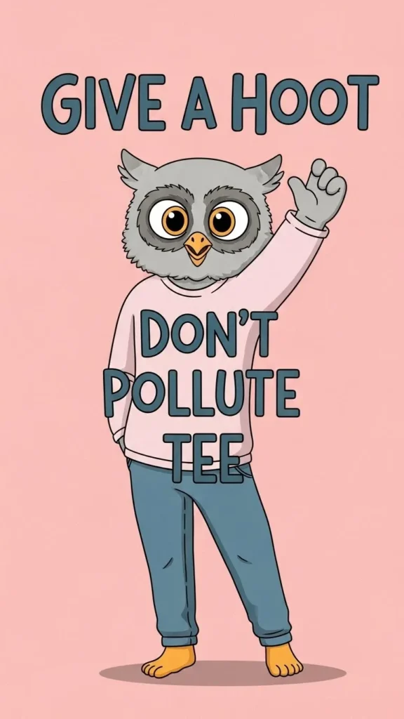 Give a Hoot Don’t Pollute Tee
