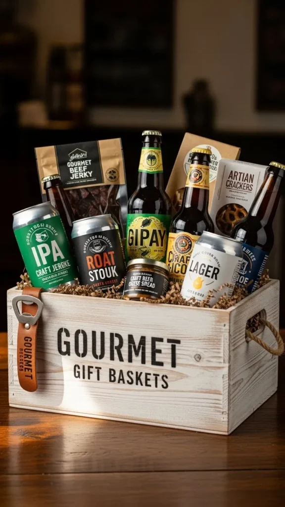Gourmet Gift Baskets' Beer Crate