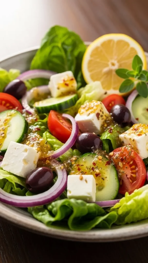 Greek Salad with a Zesty Twist