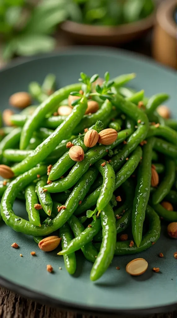 Green Bean Almandine