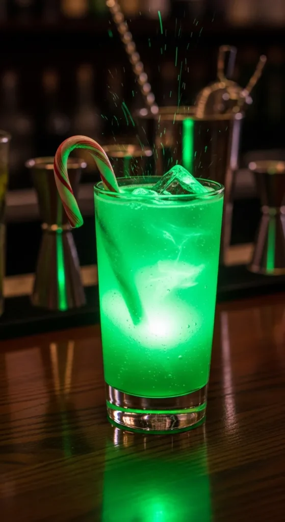 Grinch-Green Glow Mix recipe