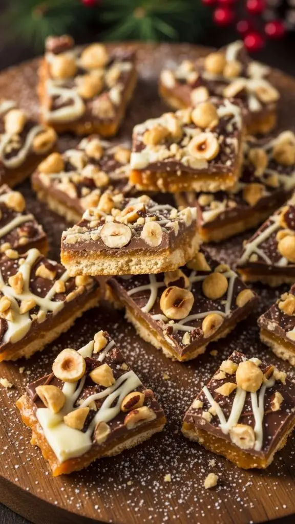 Hazelnut Chocolate Christmas Crack