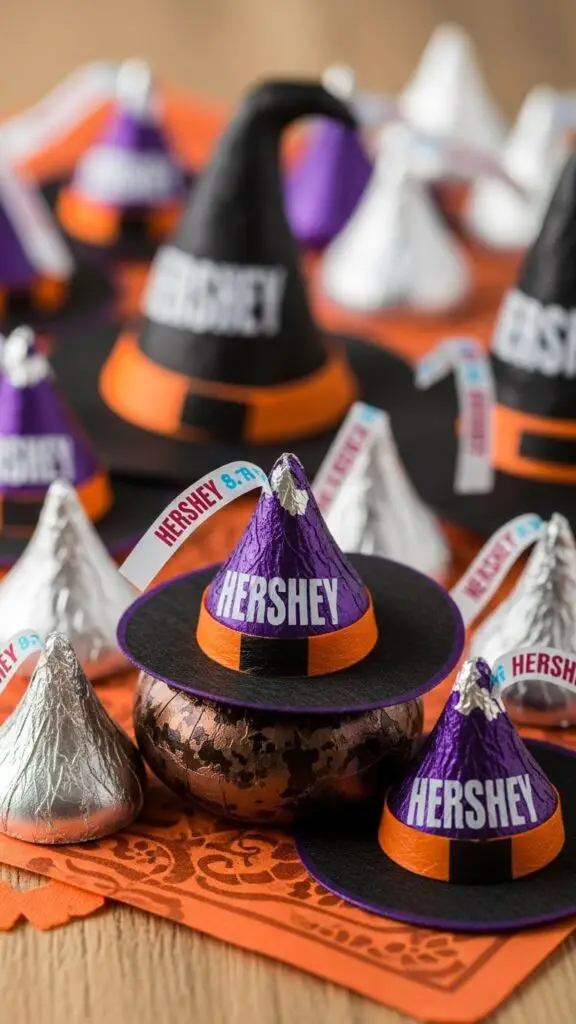 Hershey's Kiss Witch Hats