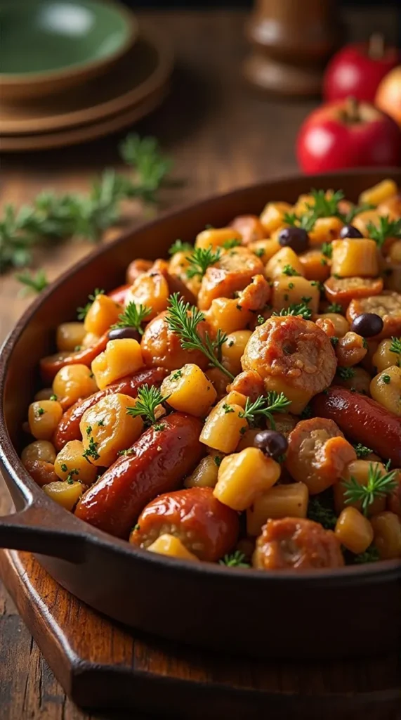 Holiday Stuffing with Sausage and Apples