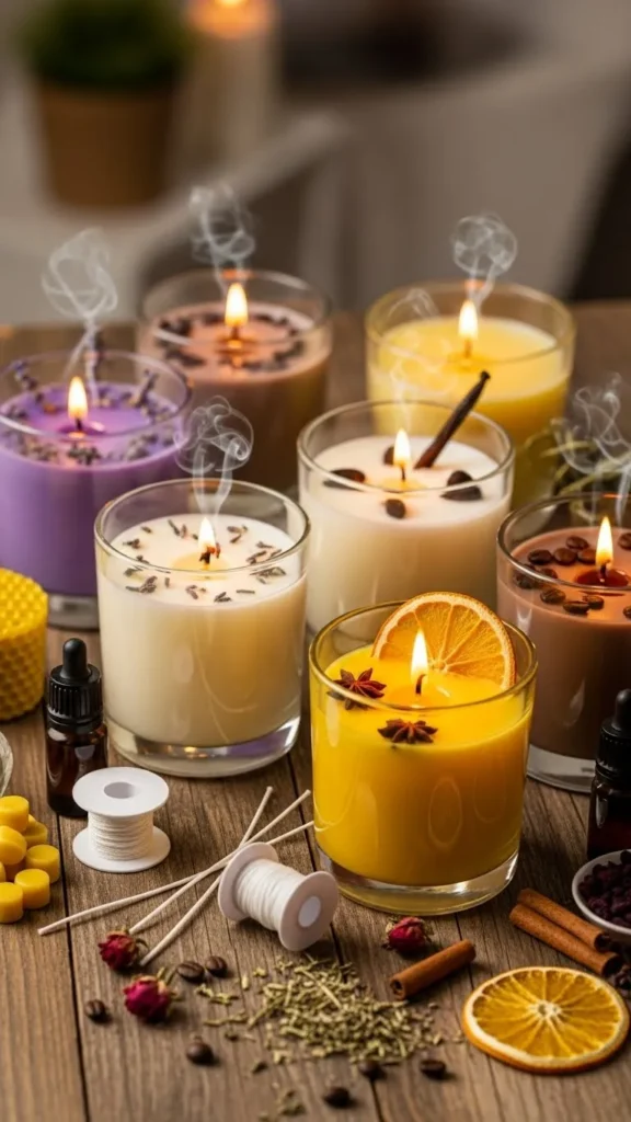 Homemade Scented Candles