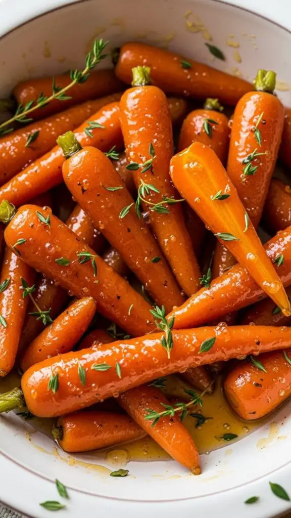 Honey Glazed Carrots with Thyme