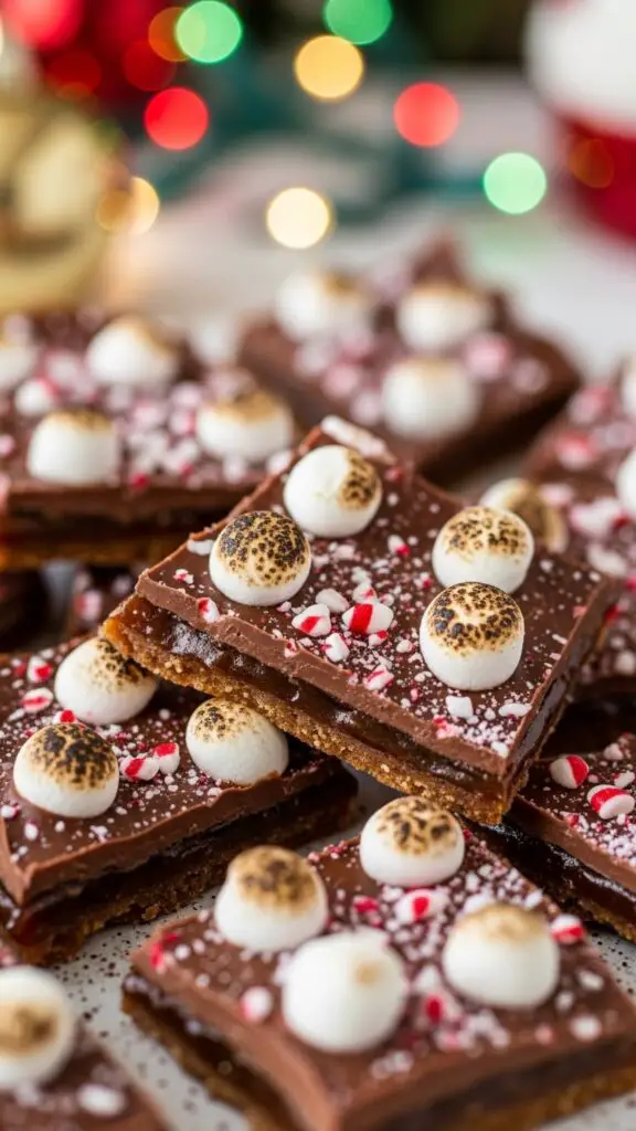 Hot Cocoa Christmas Cracker Toffee