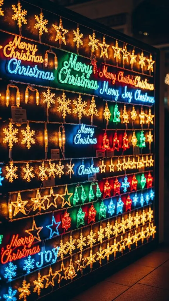 The Vibrant Christmas Lights Board