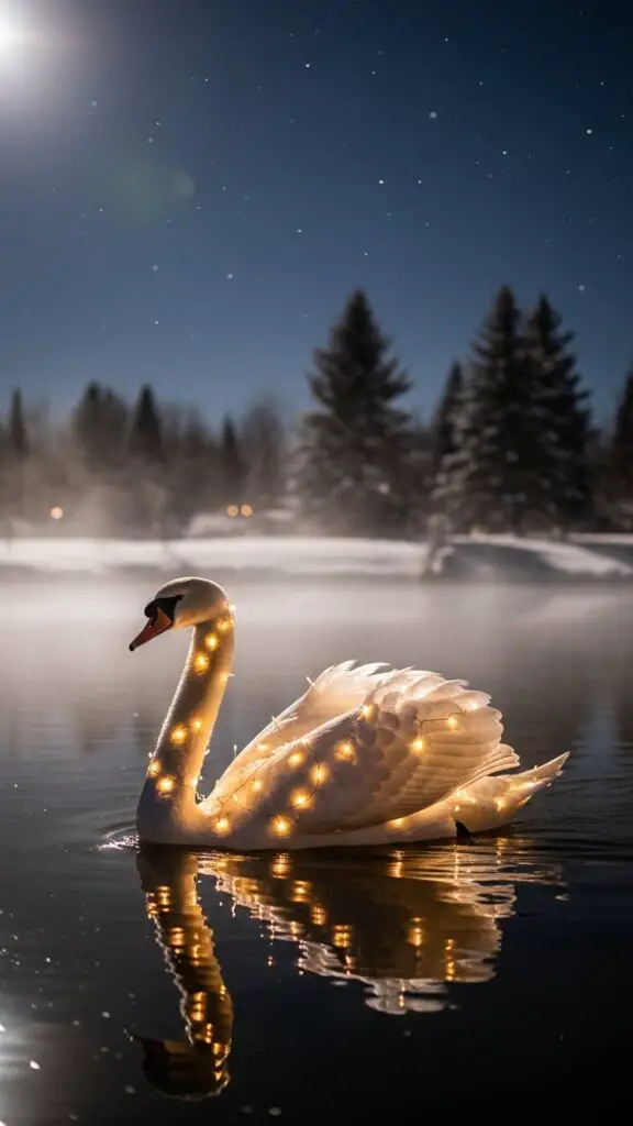 The Elegant Holiday Swan