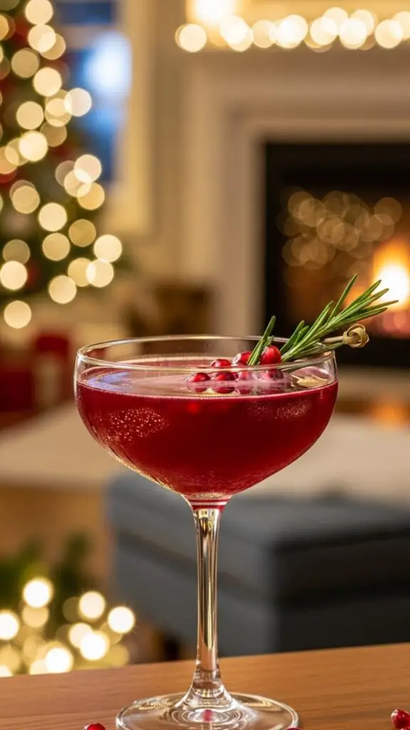 Pomegranate Holiday Martini
