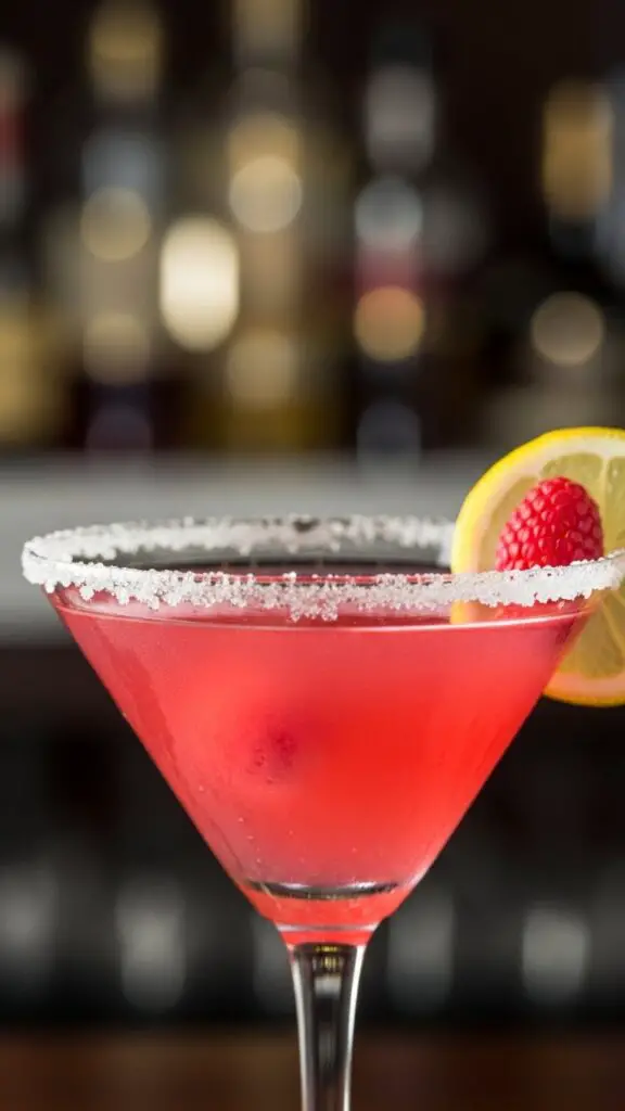 aspberry Lemon Drop Martin