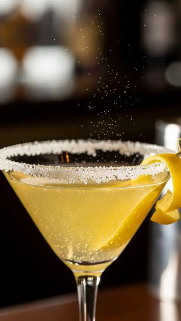 . Sparkling Lemon Drop Martini (Because Bubbles = Celebration)