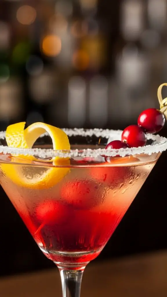 Classic Cranberry Lemon Drop Martini