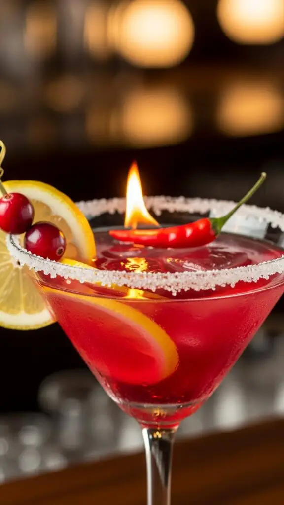 Spicy Cranberry Lemon Drop