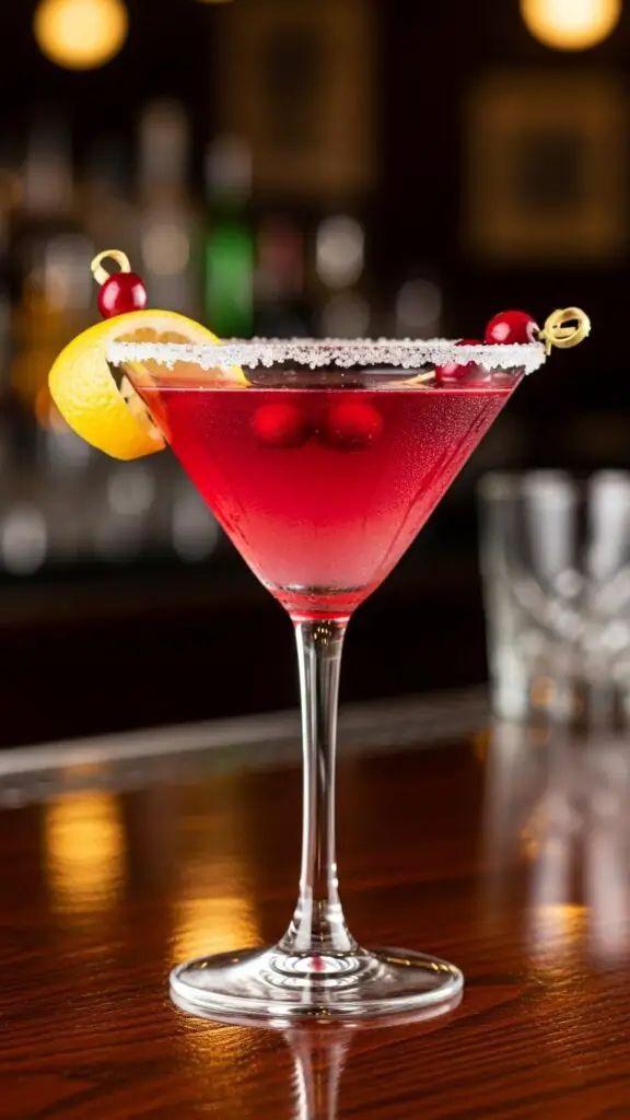 Cranberry Lemon Drop Martini