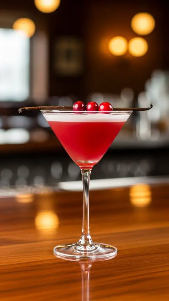 Cranberry Vanilla Martini