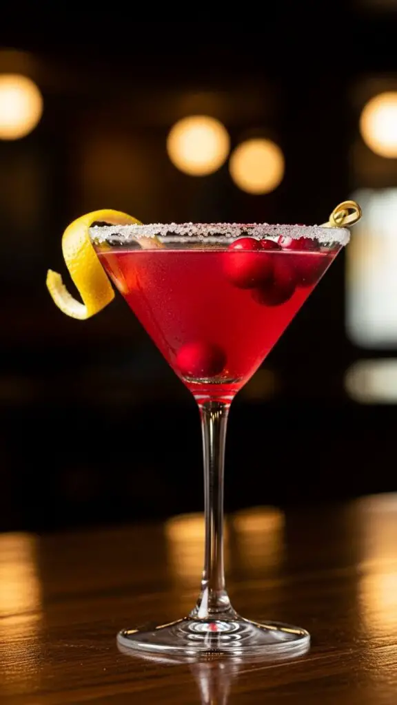 The Classic Cranberry Lemon Drop Martini