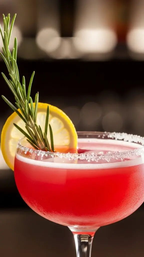 Rosemary Cranberry Lemon Dr