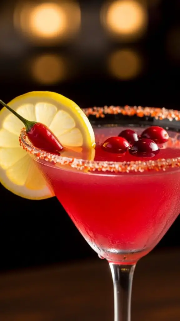 Spicy Cranberry Lemon Drop Ma